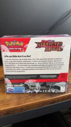 Pokemon TCG Scarlet Violet DESTINED RIVALS BOOSTER BOX Factory Sealed 36 Packs - Image 2