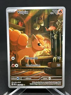 Vulpix 138/132 ME:01 Mega Evolutions Pokemon TCG - Illustration Rare - NM Card - Image 2