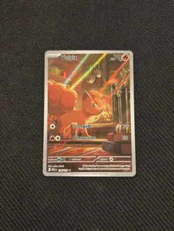 Pokemon TCG Mega Evolution Base Set: Vulpix 138/132 Illustration Rare Card - NM - Image 1