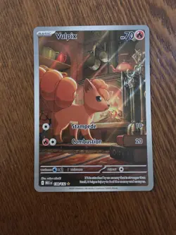 Pokemon TCG: Mega Evolutions Vulpix 138/132 Illustration Rare- Super clean card! - Image 1