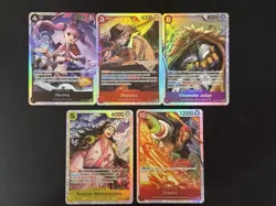 One Piece OP06 English Super Rare 5 Cards Lot - Image 1