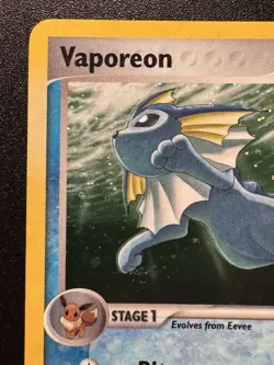 Vaporeon 6/17 POP Series 3 Promo Pokemon Card Holo Foil Rare Near Mint - Image 3