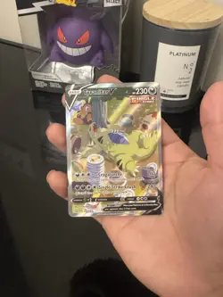 Pokemon TGC Tyranitar V Alternative Art Holo Card 155/163 BattleStyles NM - Image 4