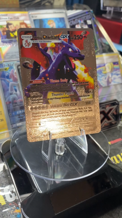 Shining Charizard GX Silver Foil Fan Art Vinyl Textured Collector Pokemon Card - Image 2