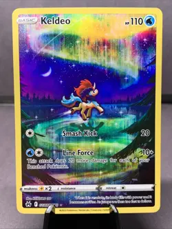 Pokemon TCG Keldeo Crown Zenith Galarian Gallery Holo Rare Card GG07/GG70 NM/M - Image 1