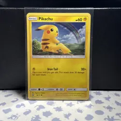 Pokemon Card Pikachu 28/73 Shining Legends Holo Rare - Image 1