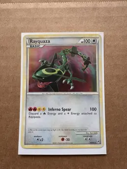 Pokemon TCG Rayquaza Holo Rare Card 20/95 Call of Legends Series - Image 1