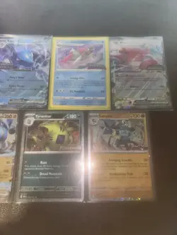 pokemon Stamps promo cards Lot Of 11 Shrouded Fable,Scarlet&violet,prismatic Evo - Image 3
