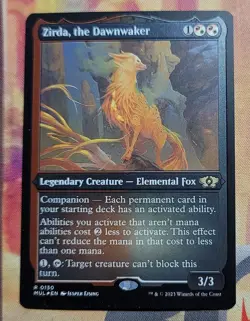 Zirda, the Dawnwaker (Foil Etched) MTG MotM: Multiverse Legends (MUL) (NM) - Image 1