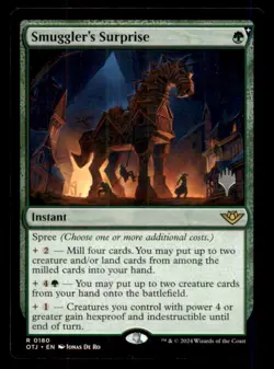 Smuggler's Surprise LP Light Play Outlaws of Thunder Junction MTG [12176] - Image 1