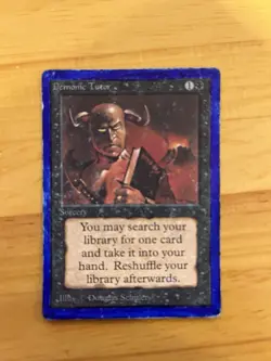 MTG Demonic Tutor Unlimited, Played - Image 1
