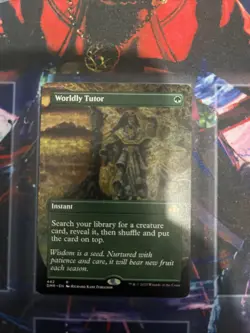 Worldly Tutor (Borderless) Dominaria Remastered Regular - Image 1