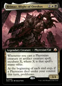 1x Brimaz, Blight of Oreskos (Extended Art) - Commander: March of the Machine N - Image 1