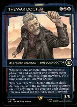 1x The War Doctor (Showcase) - Universes Beyond: Doctor Who - NM - MTG - Image 1