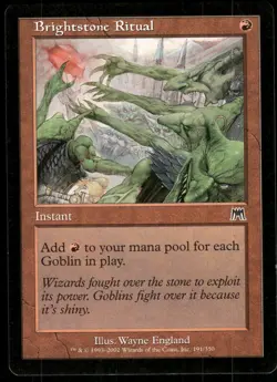 1x Brightstone Ritual - Onslaught - NM - MTG - Image 1