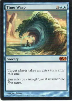MTG: Magic 2010: Time Warp: Lightly Played Condition - Image 1