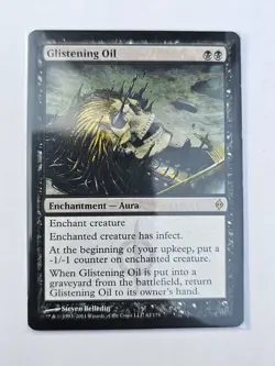 MTG Magic The Gathering - Glistening Oil - New Phyrexia (#62/175) Reg Lp - Image 1