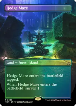 Foil Hedge Maze (Borderless) [Murders at Karlov Manor] MTG - Image 1