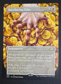 Smothering Tithe (Borderless) - Double Masters 2022 Regular NM/M - Image 1