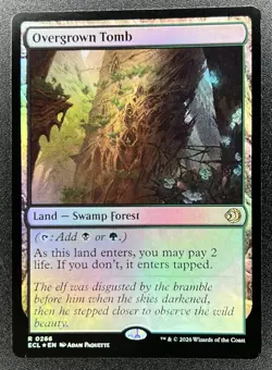 Overgrown Tomb 0266 Foil MTG: Lorwyn Eclipsed NM - Image 1