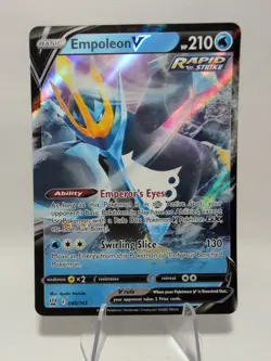 Empoleon V 040/163 Full Art Holo Ultra Rare Battle Styles Pokemon TCG - Image 1