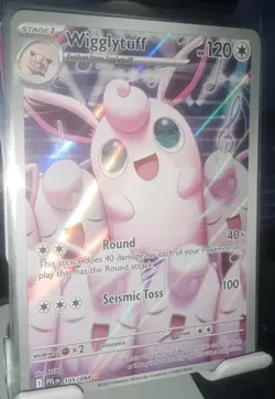 Wigglytuff - 105/094 - TCG Pokemon Phantasmal Flames - Illustration Rare Foil NM - Image 1