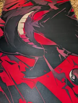 Blood Gengar TCG Playmat - Gengar Game Mat - Gengar Pokemon CCG Mat 24x14 NEW - Image 3