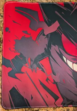 Blood Gengar TCG Playmat - Gengar Game Mat - Gengar Pokemon CCG Mat 24x14 NEW - Image 4