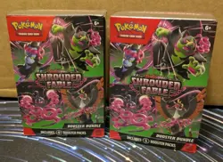 LOT x2 - Pokemon TCG Scarlet and Violet Shrouded Fable Booster Bundles - SEALED - Image 1