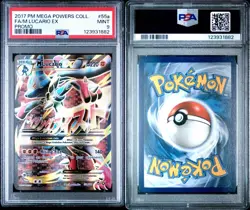 Pokemon M Lucario EX Full Art 55a/111 XY Promo English PSA 9 - Image 1