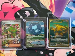 Pokemon Paldean Fates Lot: Mew 232, Clive, and Chi-Yu - Image 1