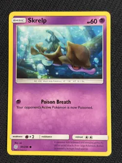 Skrelp 91/236 &Palkia Cosmic Eclipse non-holo ~ Cameo Gallery ~ Pokemon TCG - Image 1