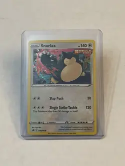 Pokemon TCG Snorlax SWSH119 Black Star Promo Holo 2021 LP - Image 1