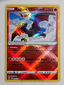 Pokemon TCG Radiant Charizard Crown Zenith 020/159 Holo Radiant Rare - Image 1