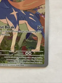 zacian 100/094 me02: phantasma flames holo IR Pokemon TCG NM - Image 4