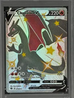 2020 Pokemon SWSH FA/ Charizard V Champions Path - Secret #079 GEM MT PSA 10 - Image 2