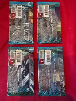 Pokemon BLACK AND WHITE PLASMA FREEZE Booster Pack Art Set (4 packs) - Image 2