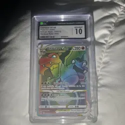 Pokemon- Charizard VSTAR 174/172 Brilliant Stars Rainbow Secret CGC Gem Mint 10 - Image 2