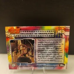 1999 Topps Pokemon Mewtwo Strikes Back #3 "Consciousness and Congratulations" - Image 2