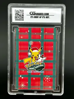 2024 Pokemon CG 10 Pristine SANDSHREW Christmas Data TCG XMAS Holiday CGC PSA - Image 2