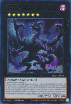 Eclipse, Dragon Ruler of Catastrophes-Ultra Rare - 1st Edition - ALIN-EN048 -... - Image 1