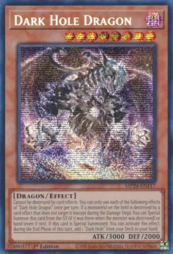Dark Hole Dragon-Prismatic Secret Rare - 1st Edition - MP24-EN117 - 25th Anni... - Image 1