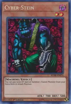Cyber-Stein-Secret Rare - 1st Edition - BLHR-EN074 - Battles of Legend: Hero'... - Image 1