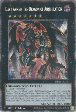 Dark Armed, the Dragon of Annihilation-Starlight Rare - 1st Edition - MP25-EN... - Image 1