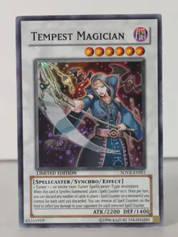 Tempest Magician - Stardust Overdrive - SOVR ENSE1 - Super Rare - A - Image 1