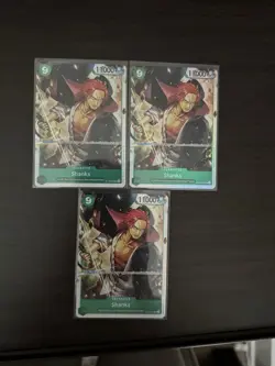 One Piece Shanks (ST16-004/8) Starter Deck 16 GREEN Uta LP FOIL (3) - Image 1