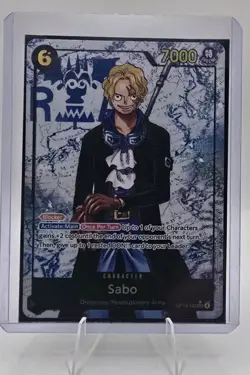 2025 ONE PIECE OP13 120 CARRYING ON HIS WILL SABO SEC ALT ART PARALLEL - Image 1