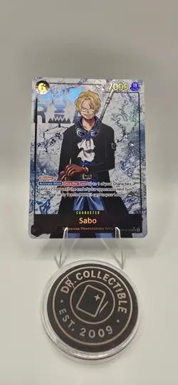2025 ONE PIECE OP13 120 CARRYING ON HIS WILL SABO SEC ALT ART PARALLEL - Image 2