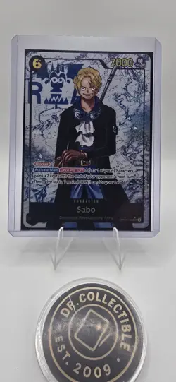2025 ONE PIECE OP13 120 CARRYING ON HIS WILL SABO SEC ALT ART PARALLEL - Image 4