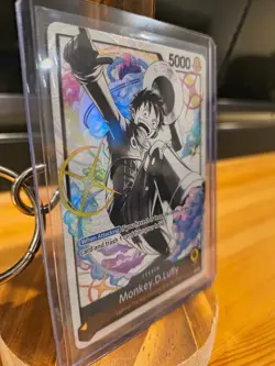 One Piece TCG Monkey D. Luffy ST29-001 Leader Alt Starter Deck Egghead Parallel - Image 2